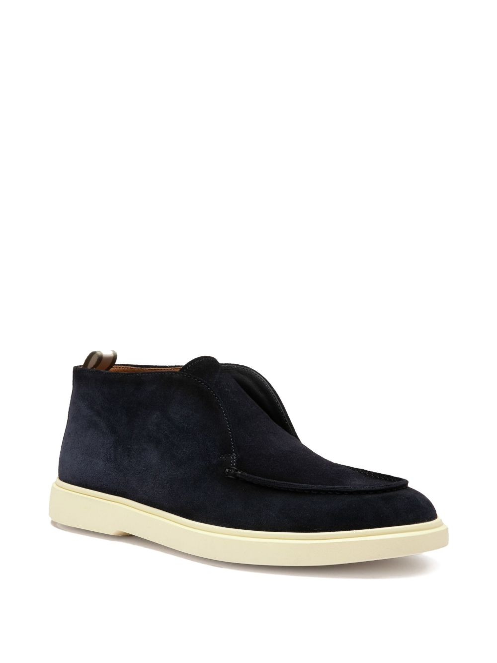 suede leather slip-on boots - 2