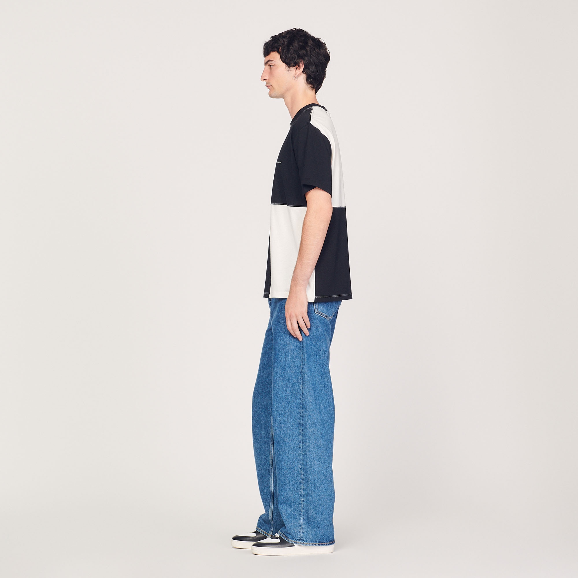 Two-tone organic cotton T-shirt - 7