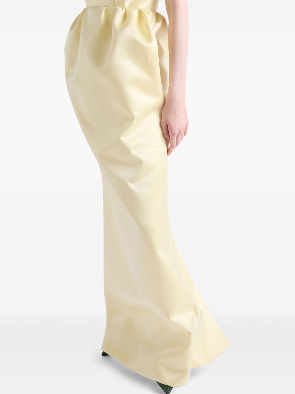 double satin maxi dress - 4