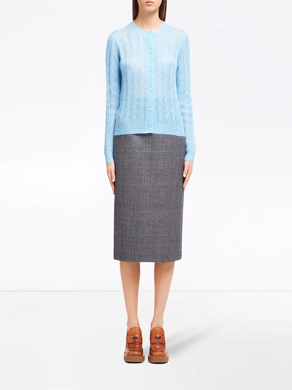 cable-knit cardigan - 2