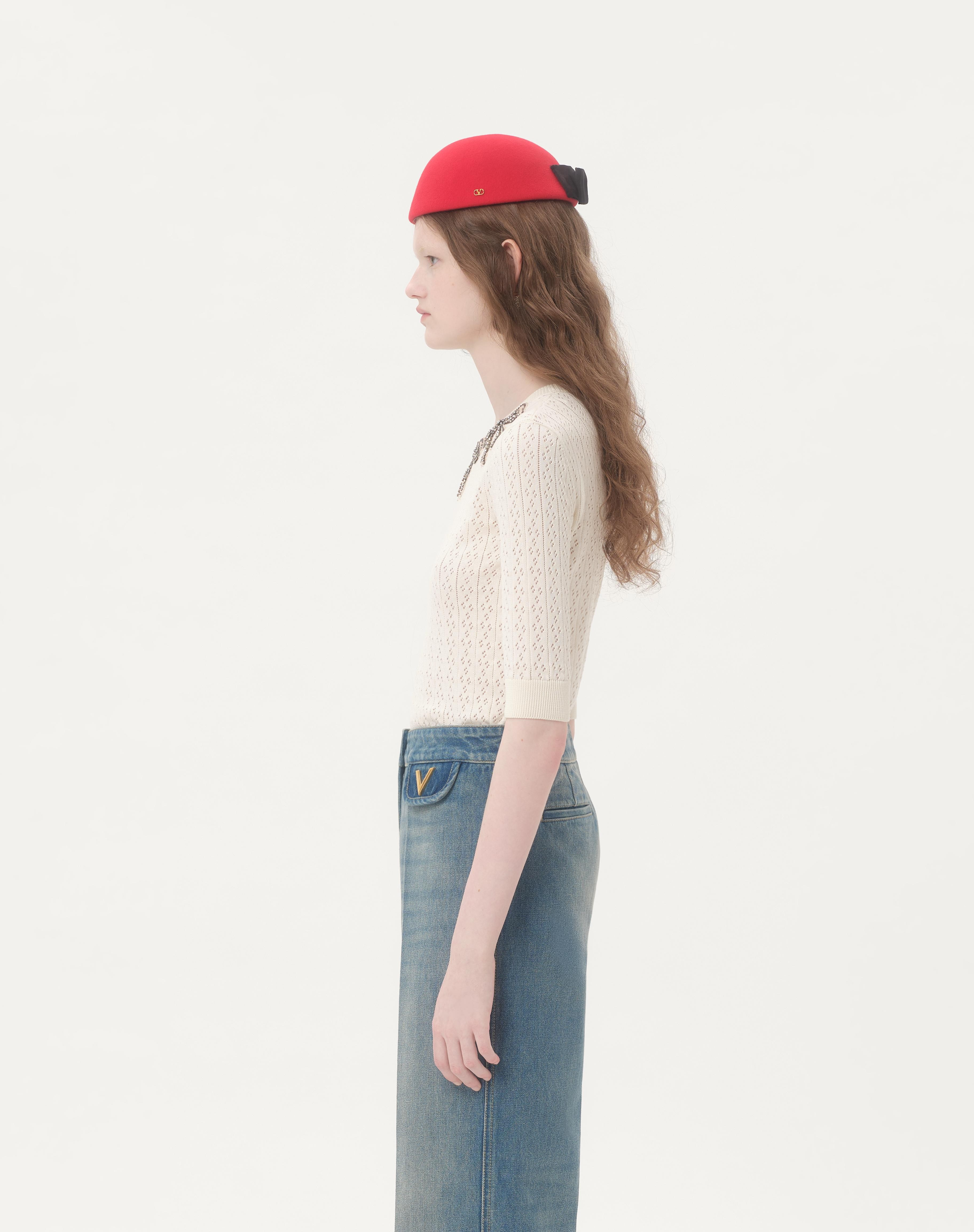EMBROIDERED COTTON TOP - 6