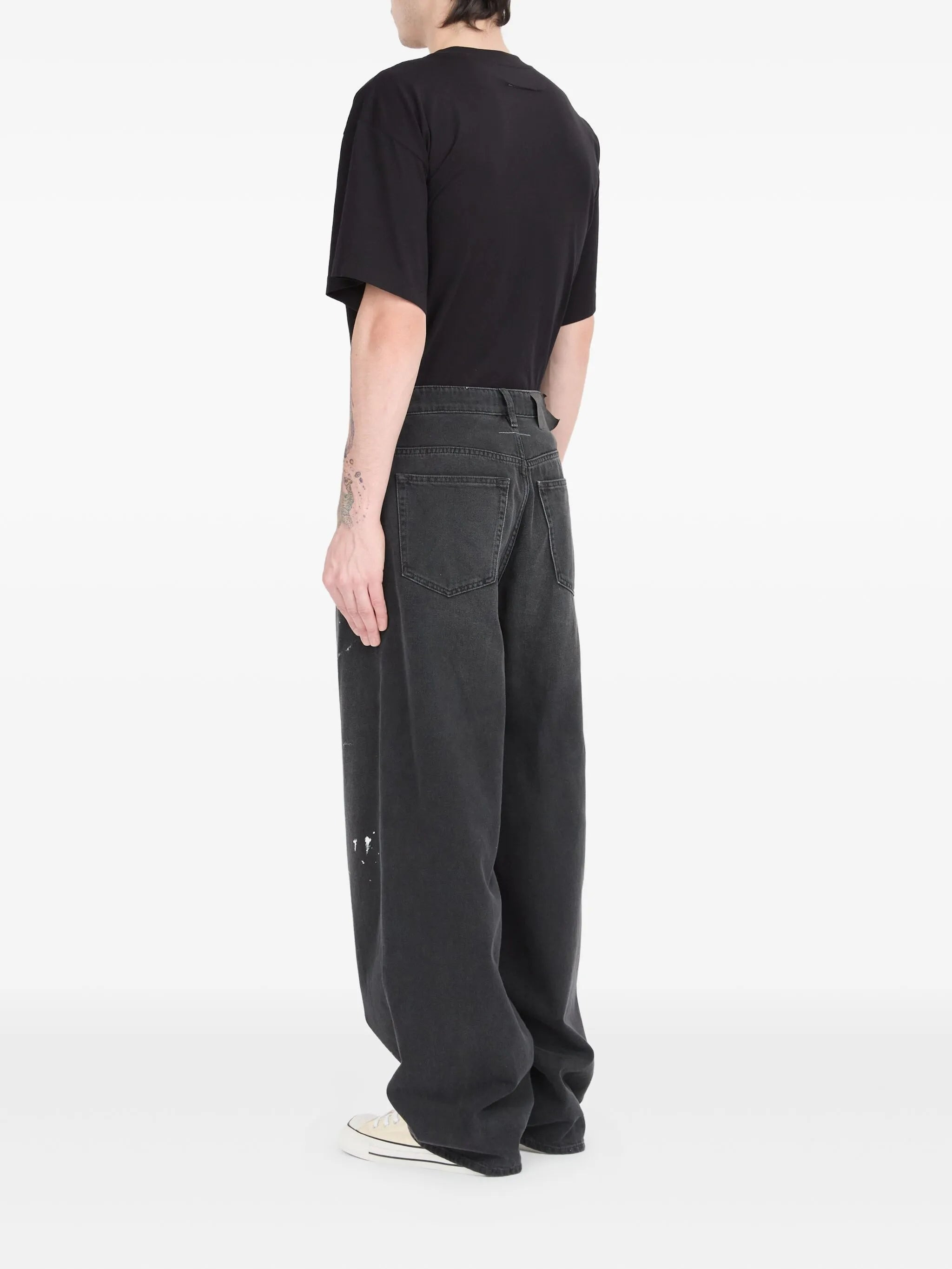 Mm6 Maison Margiela Paint-splattered Jeans - 3