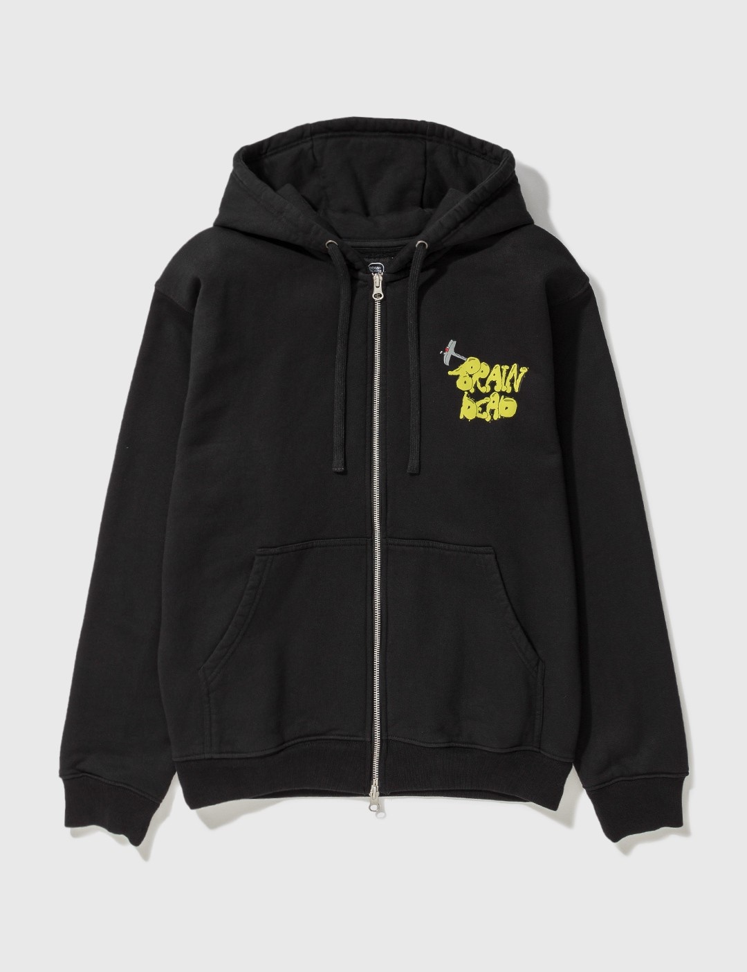 STONED HEAD ZIP HOODED SWEATSHIRT - 1
