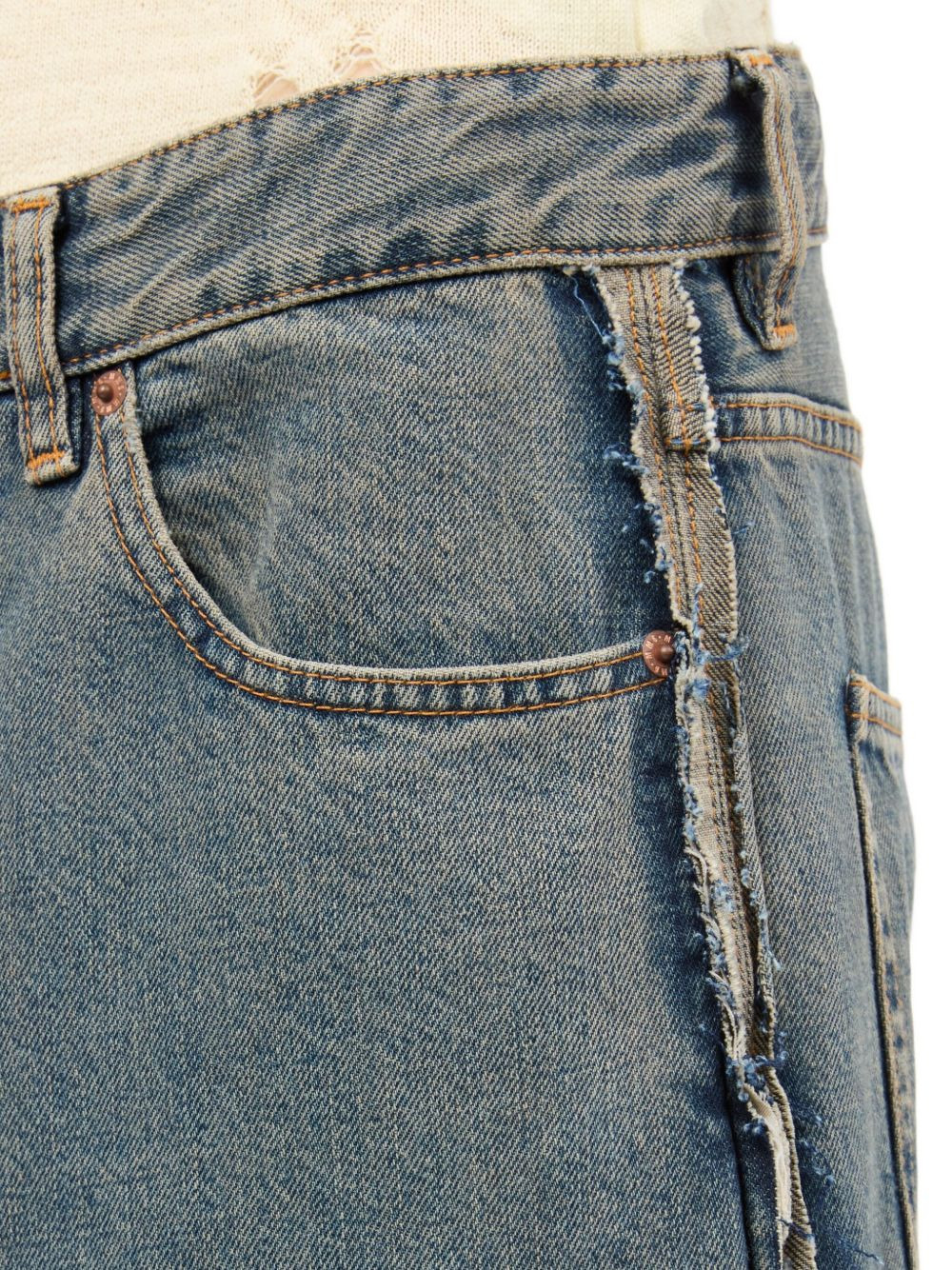 wide-leg jeans - 7
