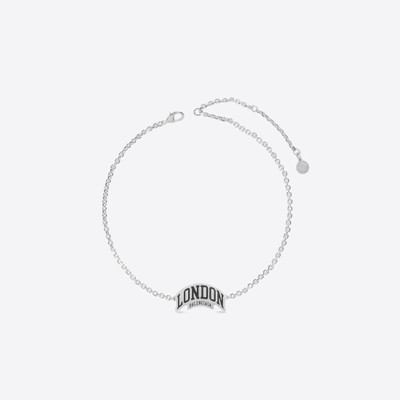 BALENCIAGA Cities London Necklace in Silver outlook