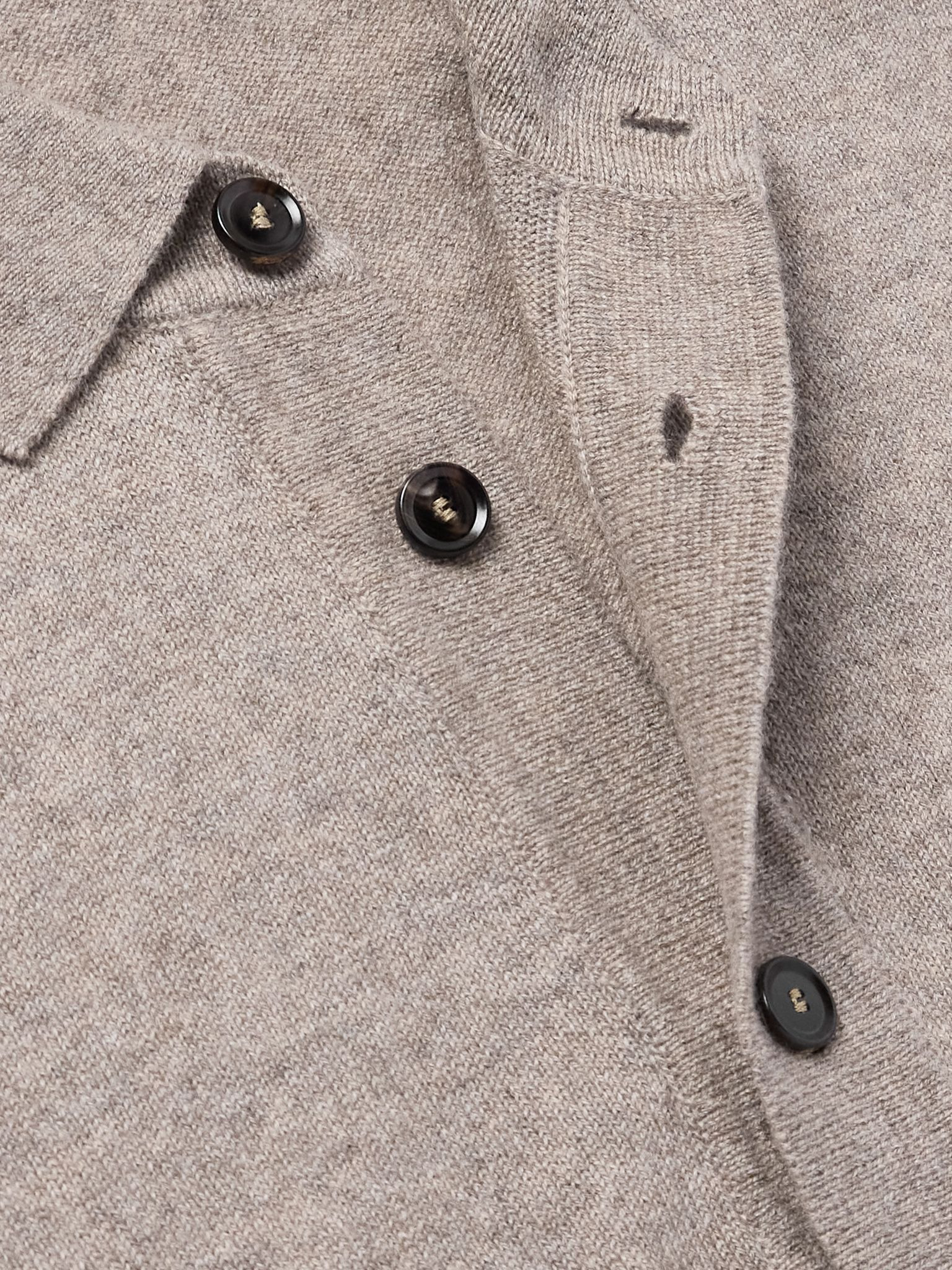 Cashmere Cardigan Beige - 5