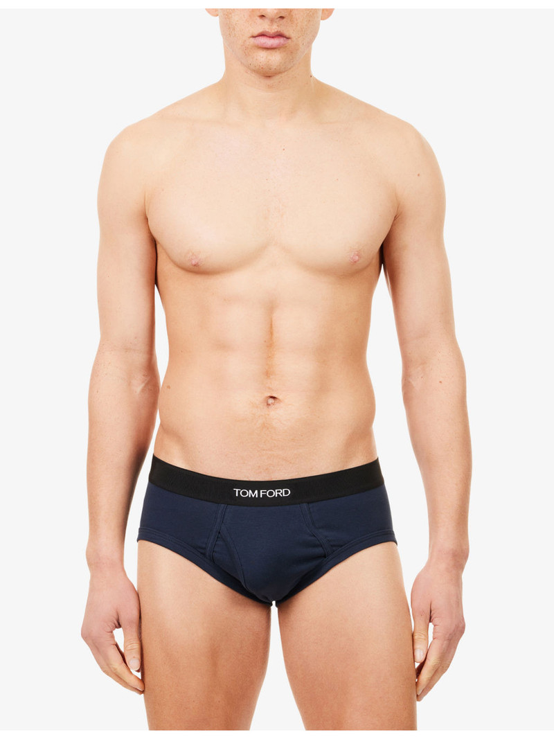 TOM FORD Classic Cotton-Jersey Briefs outlook