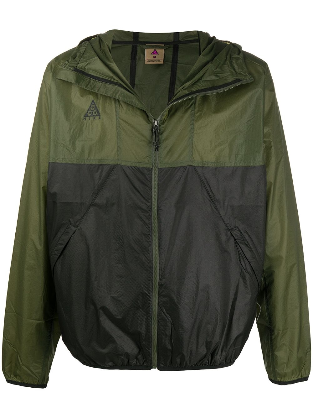 bi-colour windbreaker - 1