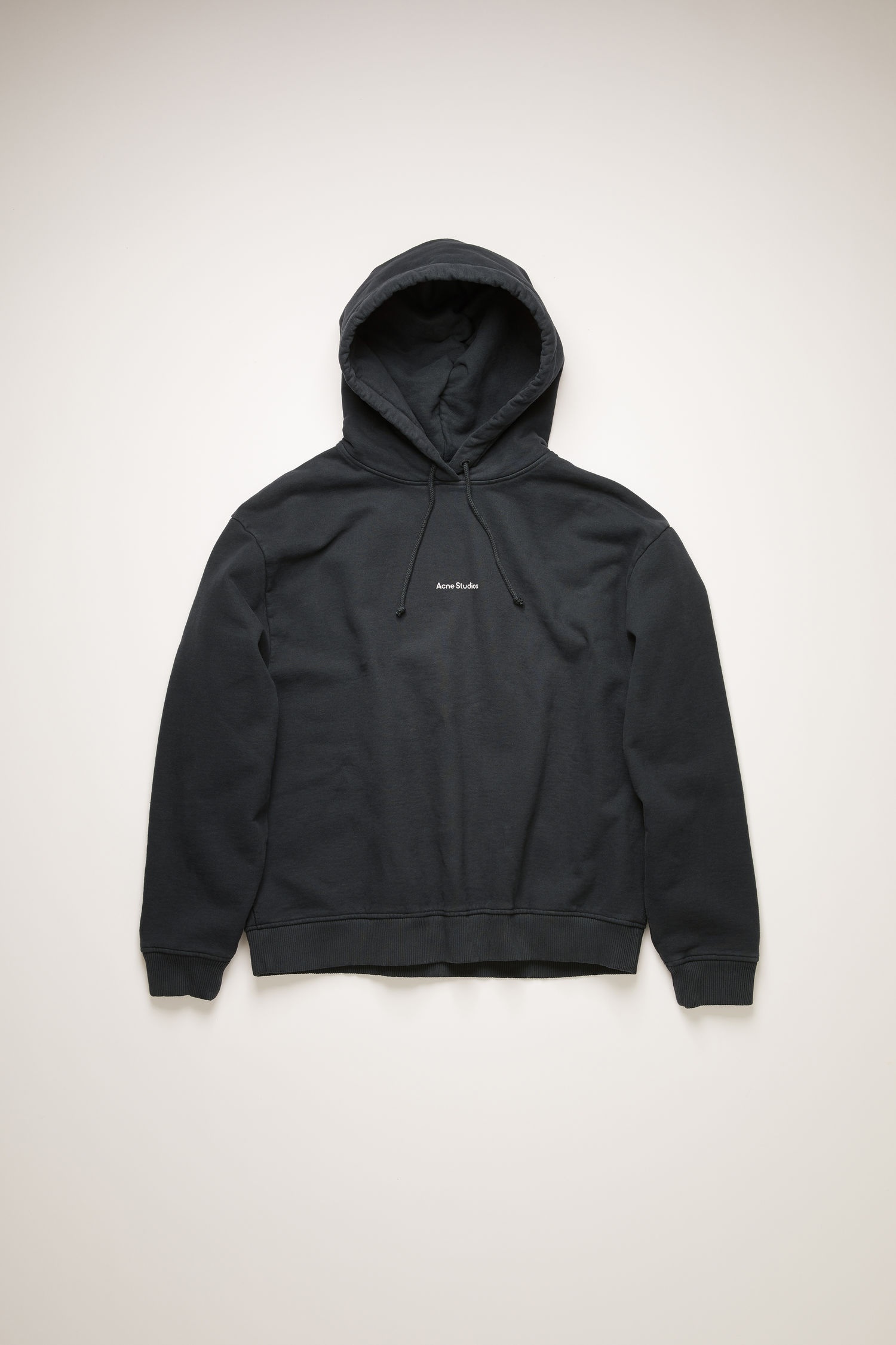 Logo-print hooded sweatshirt black - 4