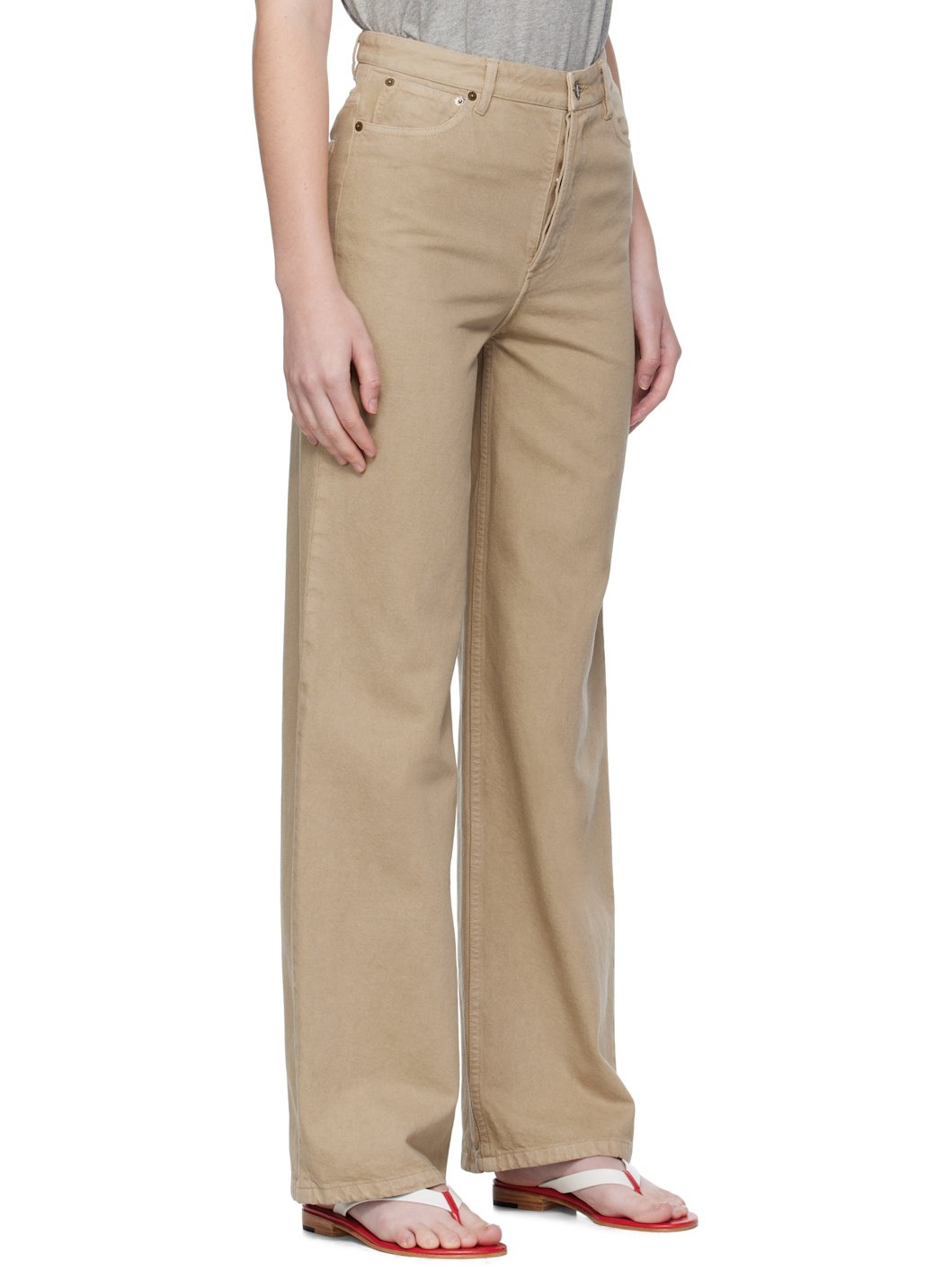 Beige Elisabeth Jeans - 2