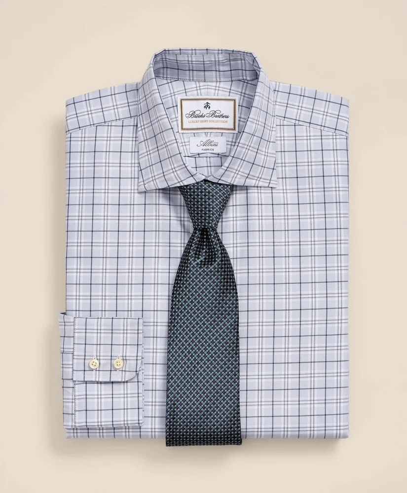 Luxury Cotton English Spread Collar, Dress Shirt - 1