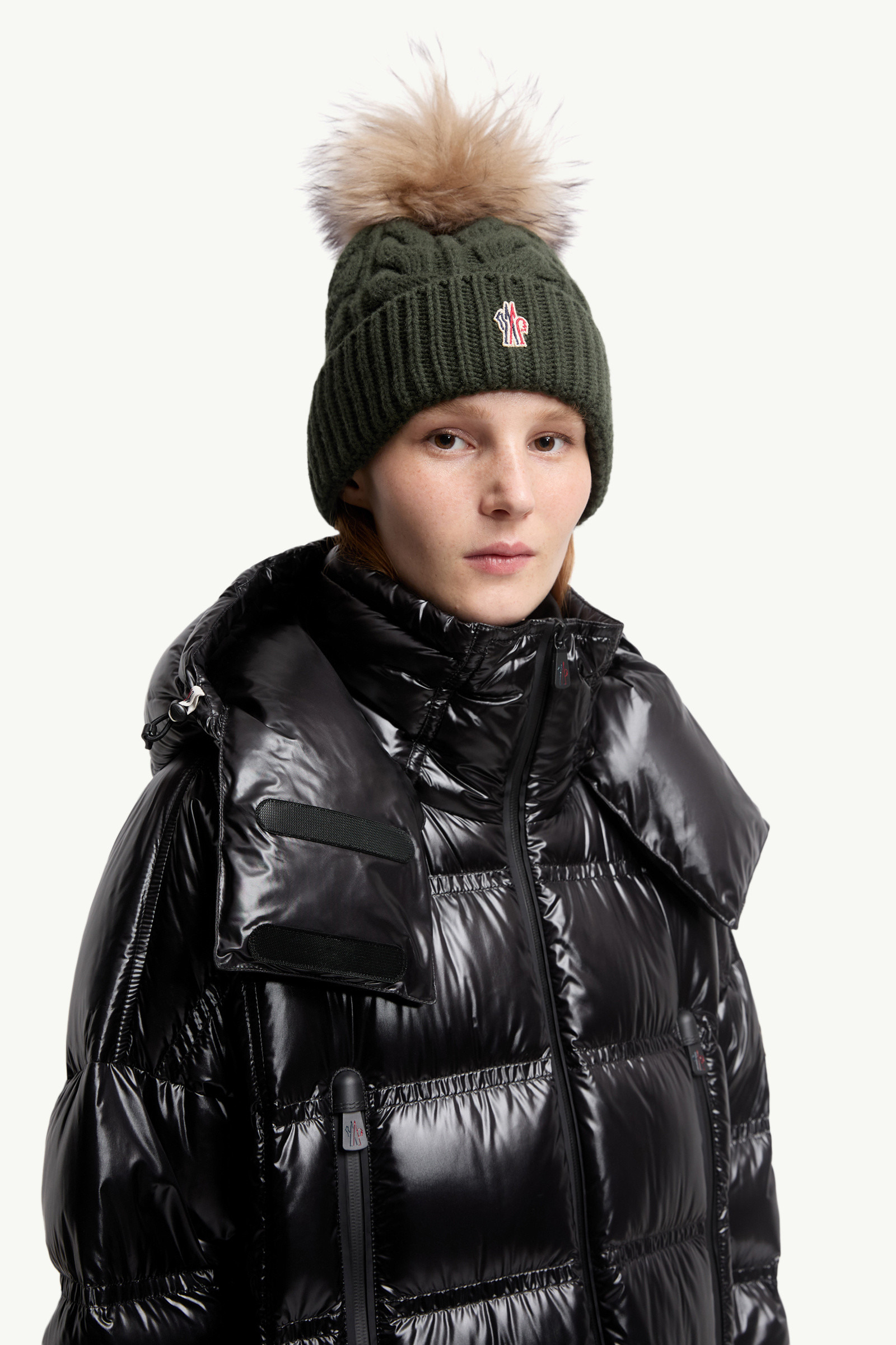 Wool & Cashmere Beanie with Pom Pom - 2