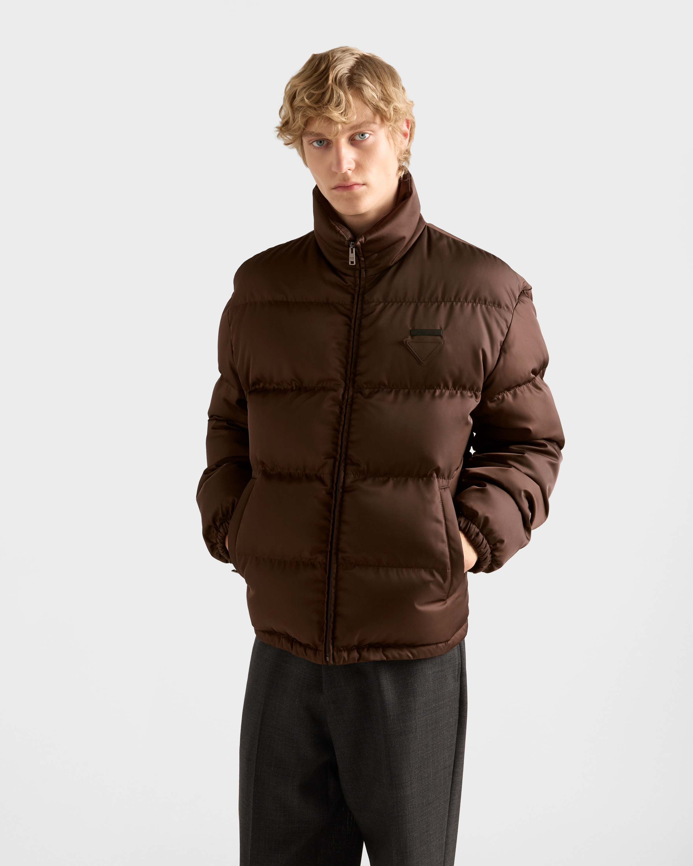 Medium-weight Re-Nylon down jacket - 4