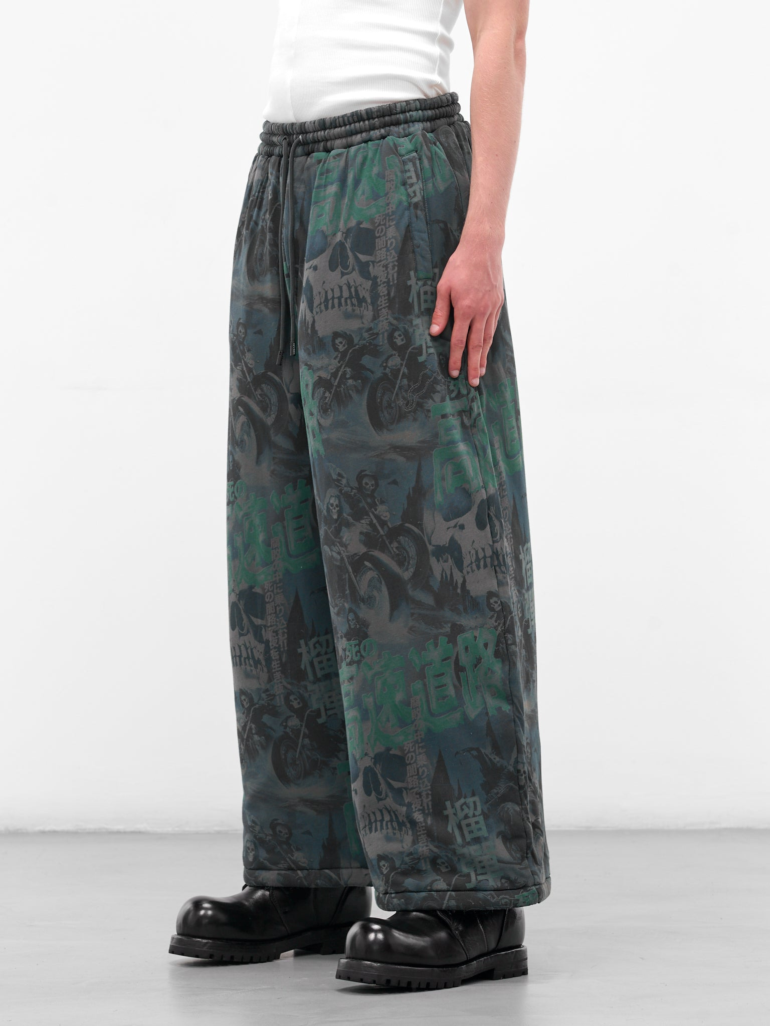 Ghost Rider Wadded Bontan Sweatpants - 2