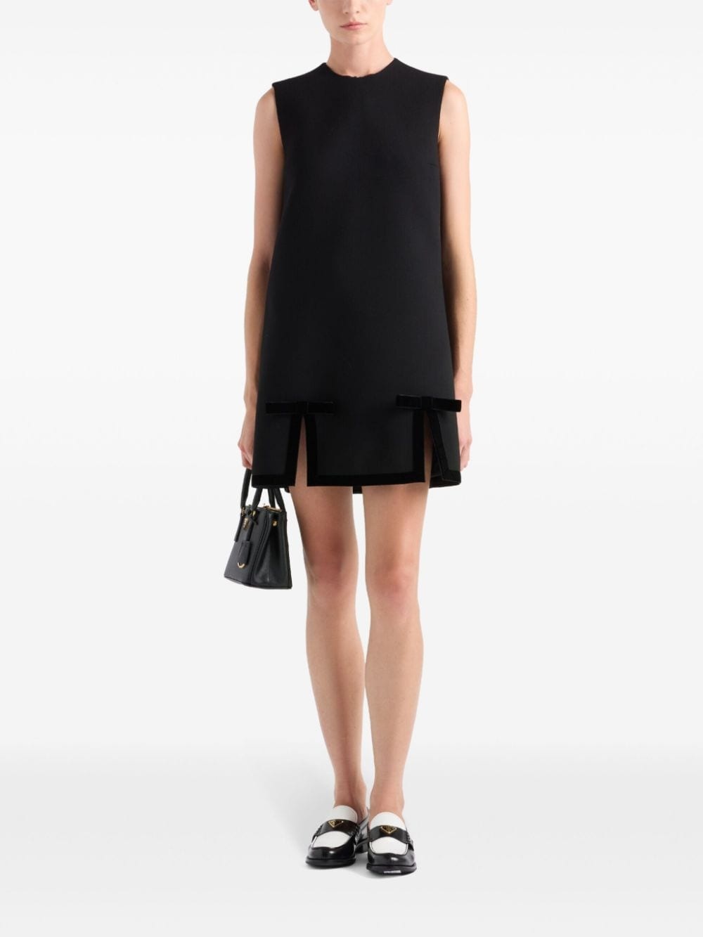 bow-detail mini dress - 2