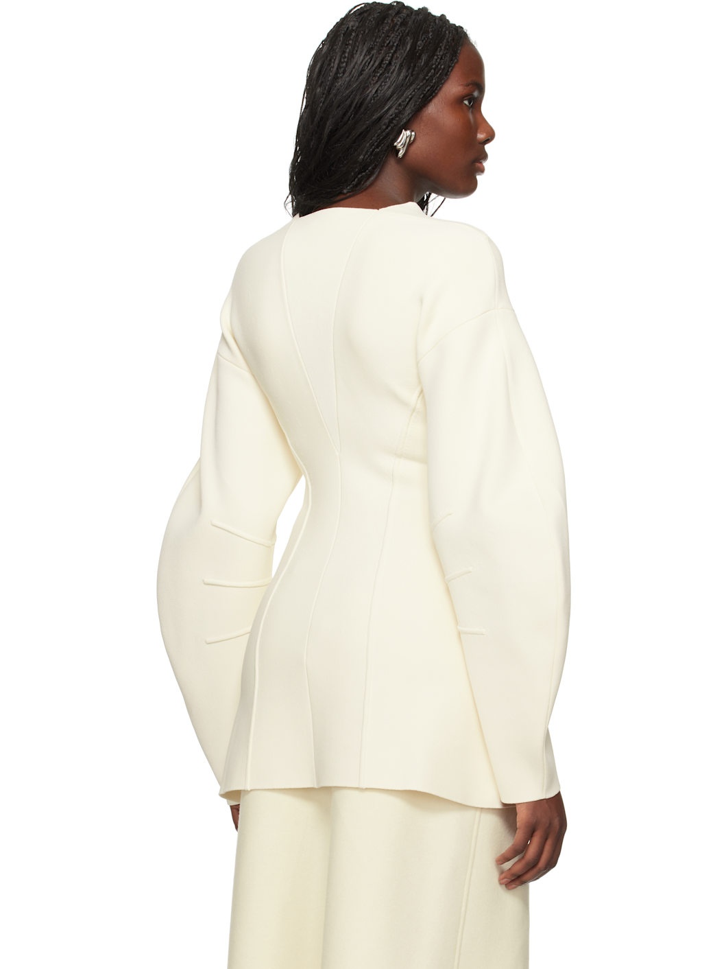 Off-White Long Sleeve Sweater - 3