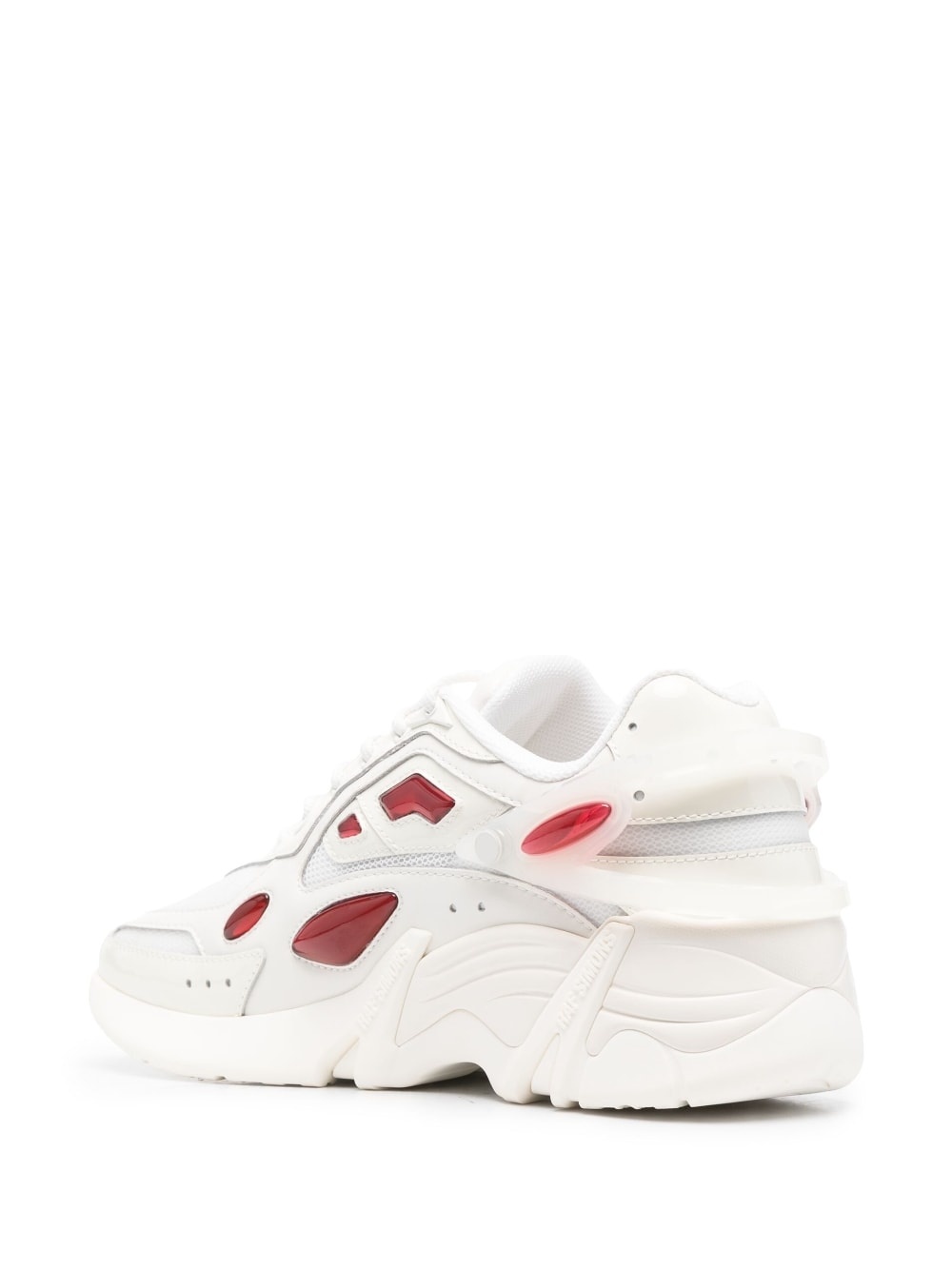 Antei panelled leather sneakers - 3