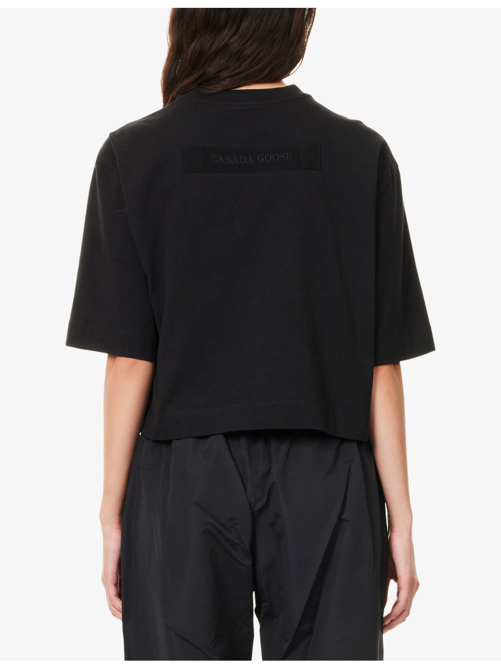 Addison Cropped Cotton-Jersey T-shirt - 4