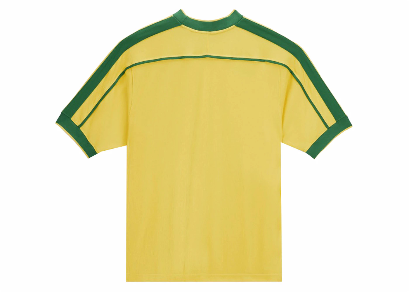 Nike Brazil 1998 Reissue Soccer Replica Jersey Varsity Maize/Pine Green - 2