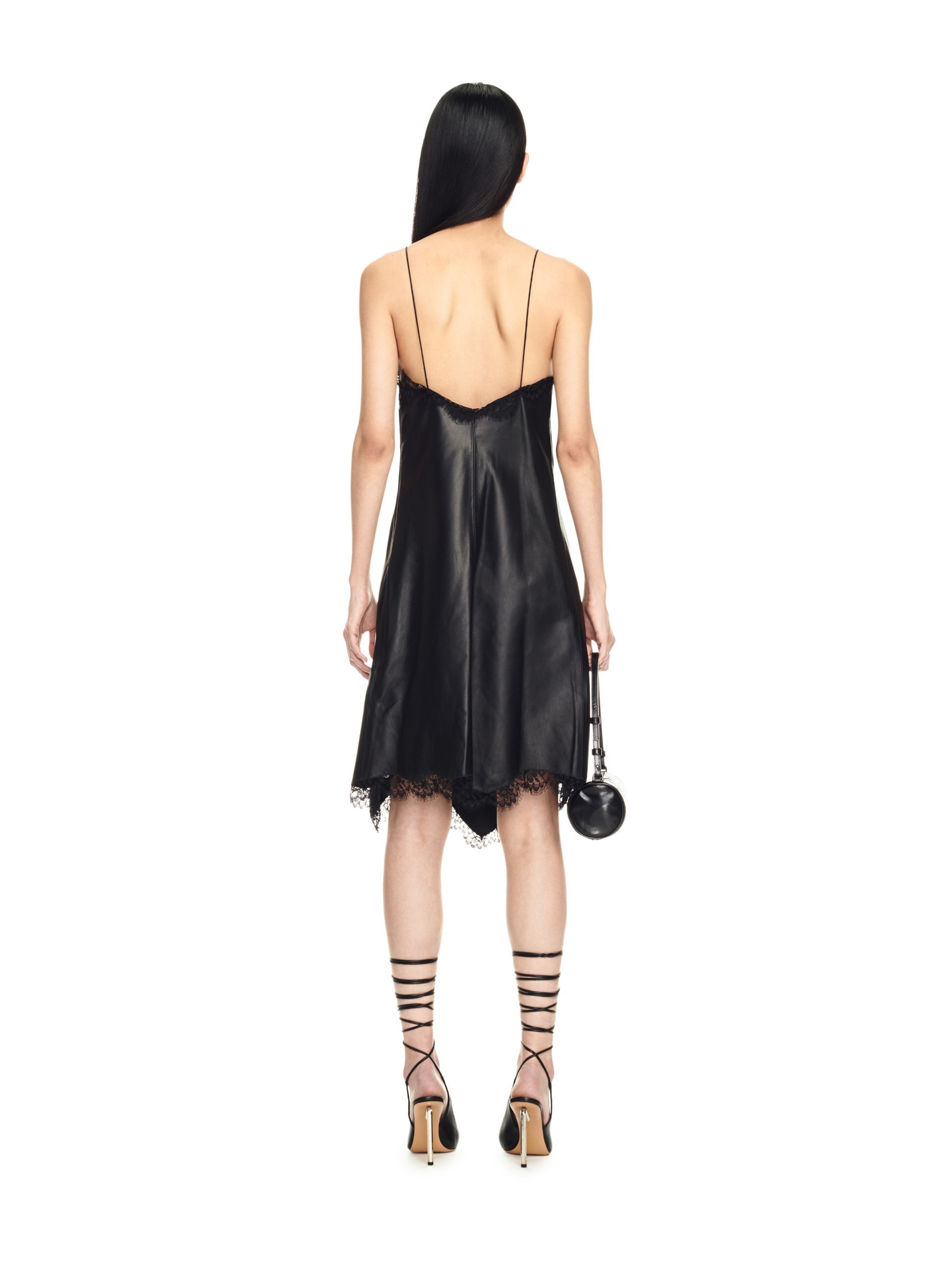 Lace Nappa Slip Dress - 4