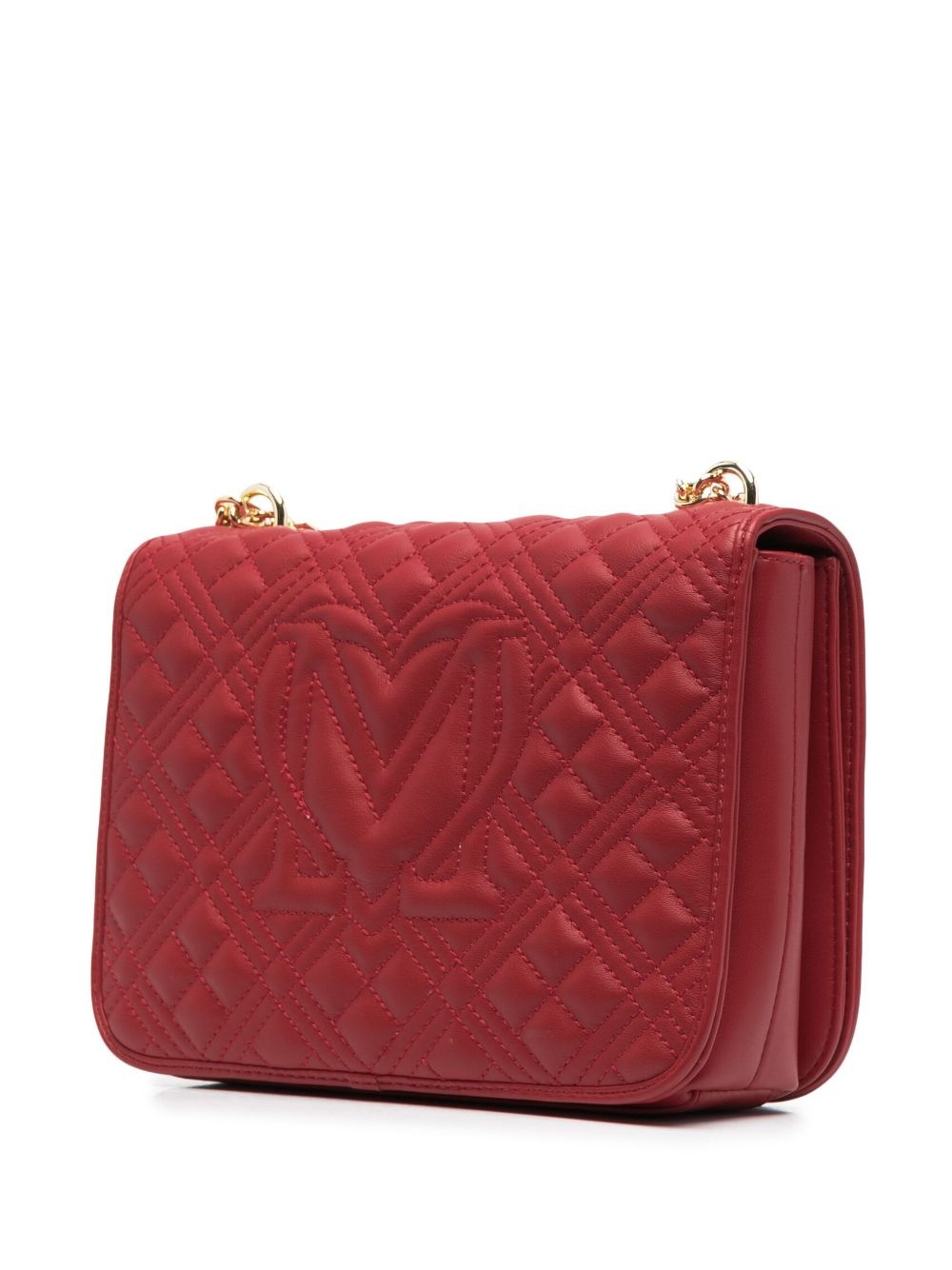 quilted logo-plaque shoulder bag - 4