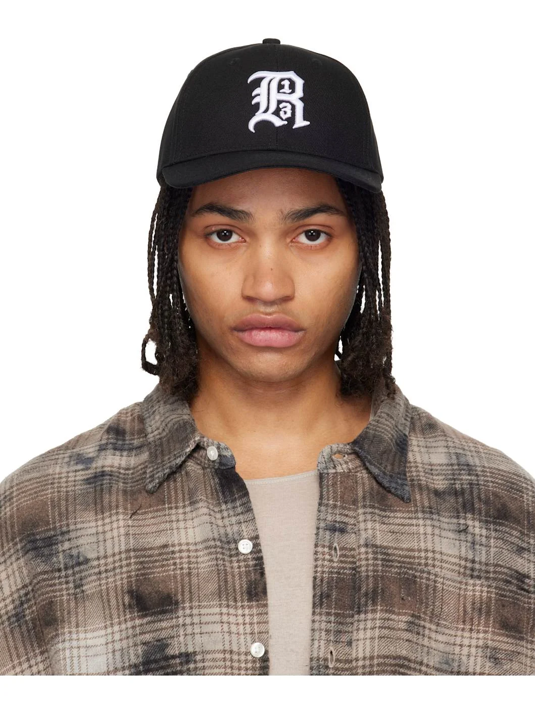 Black Logo Baseball Cap - 1