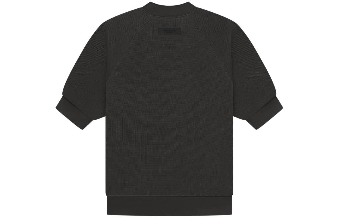 Fear of God Essentials SS23 Ss Waffle Sweatshirt 'Off Black' FOG-SS23-050 - 2
