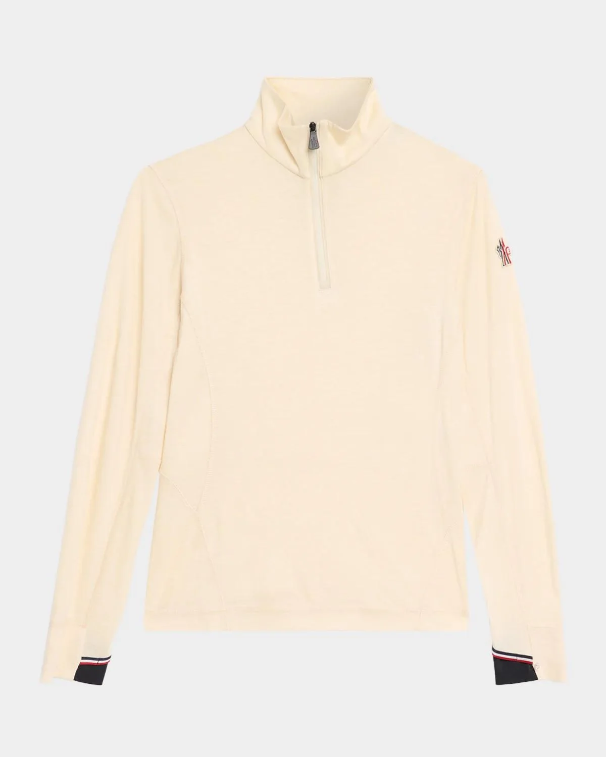 Wool-Silk Blend Turtleneck Sweater - 1