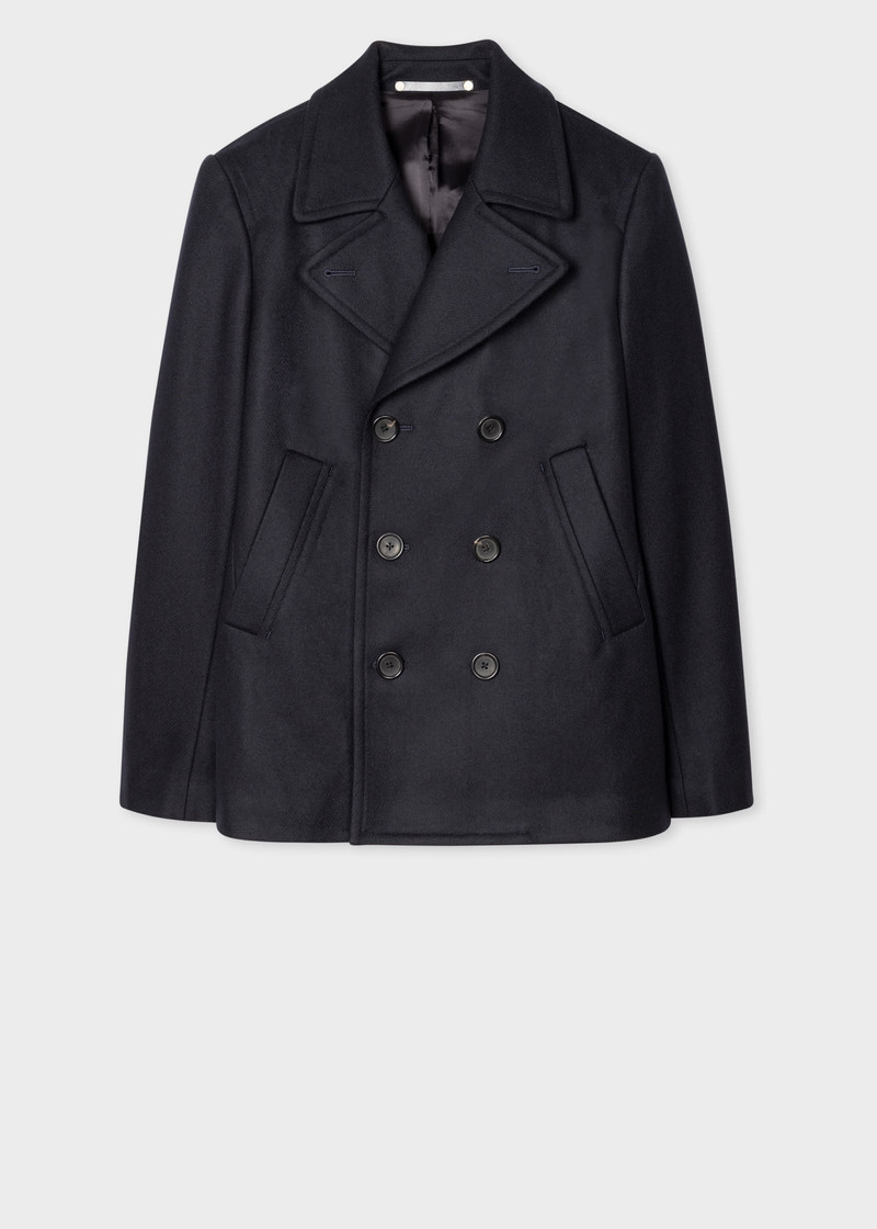 Wool-Cashmere Pea Coat 1