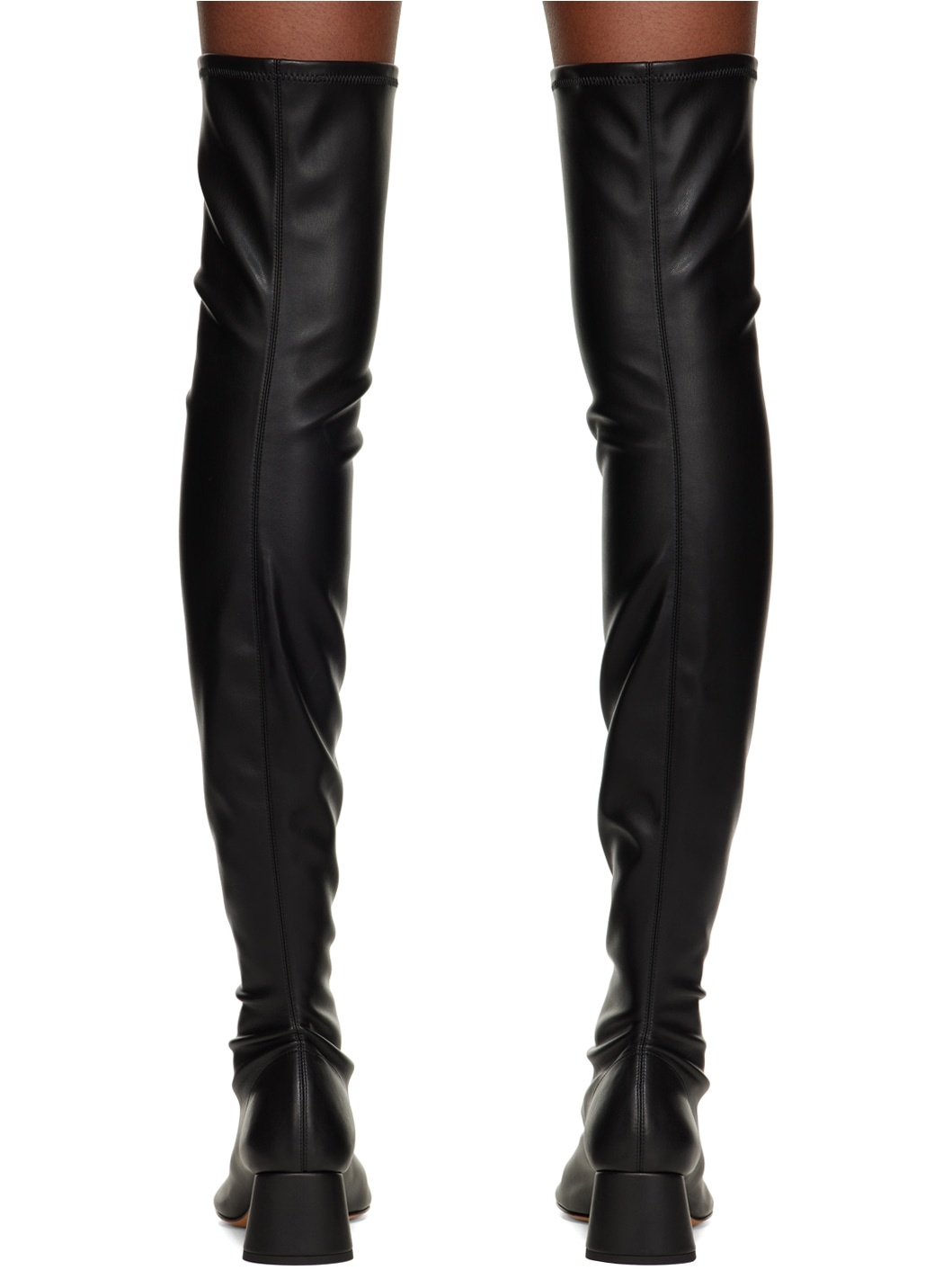Black Glove Over-The-Knee Boots - 2
