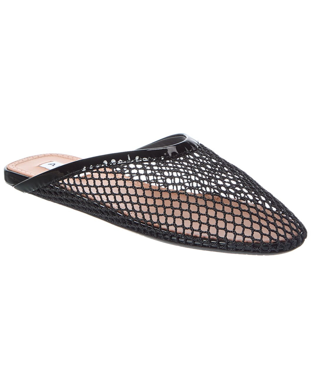ALAIA Fishnet Mesh & Patent Mule - 1