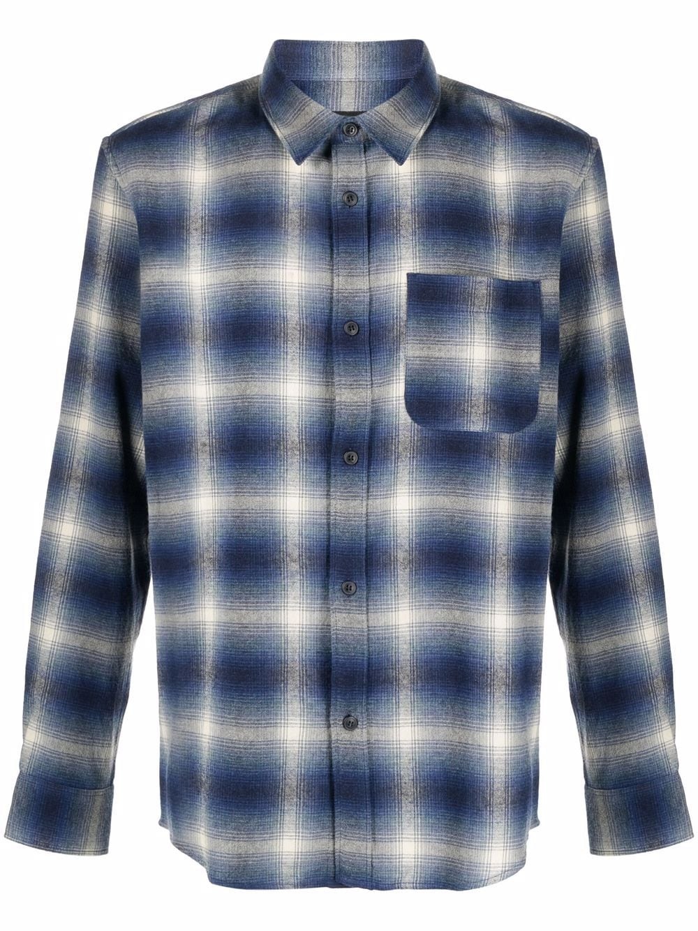 plaid check pattern shirt - 1