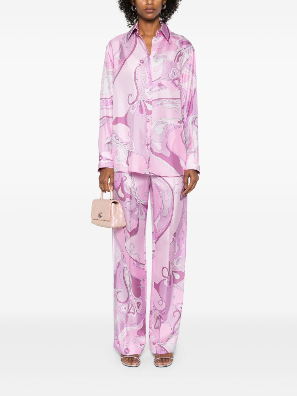 Orchidee-print shirt - 2