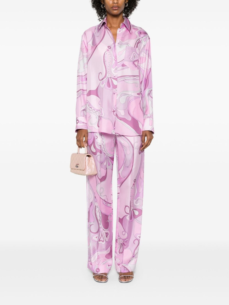 PUCCI Orchidee-print shirt outlook