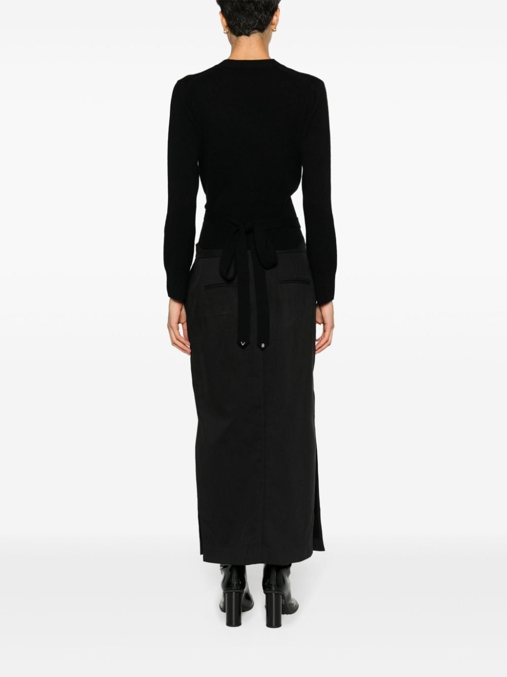 wraparound cashmere cardigan - 4