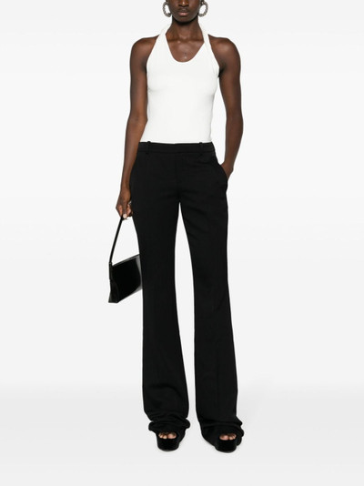 SAINT LAURENT flared wool trousers outlook