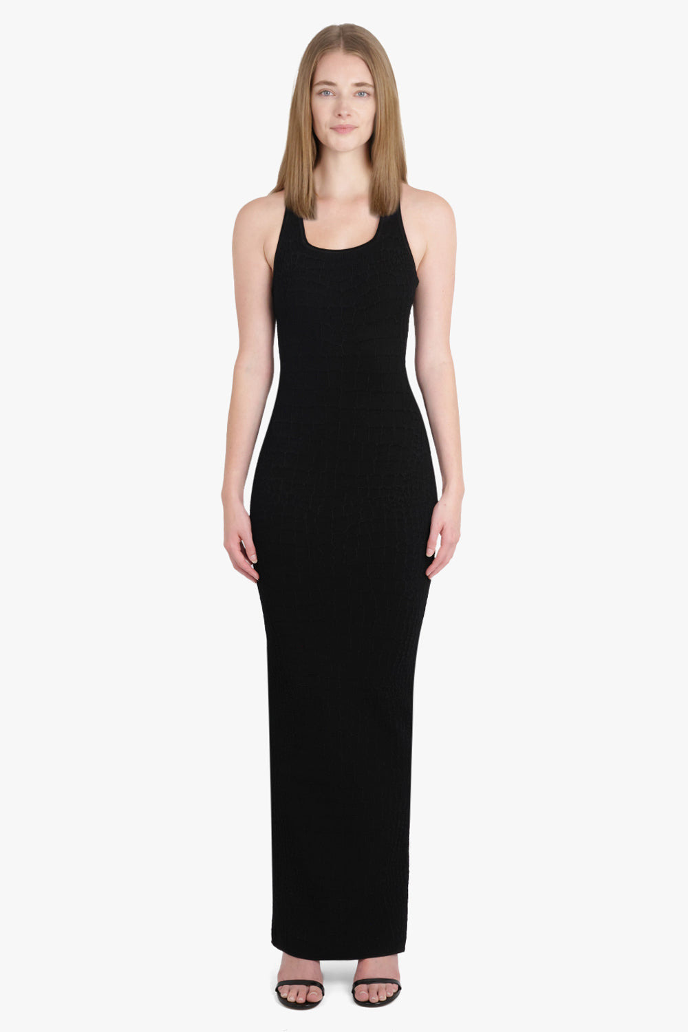 LA ROBE SCALA S/LESS MAXI DRESS | BLACK - 3