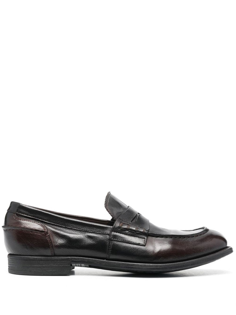 penny-slot leather loafers 1