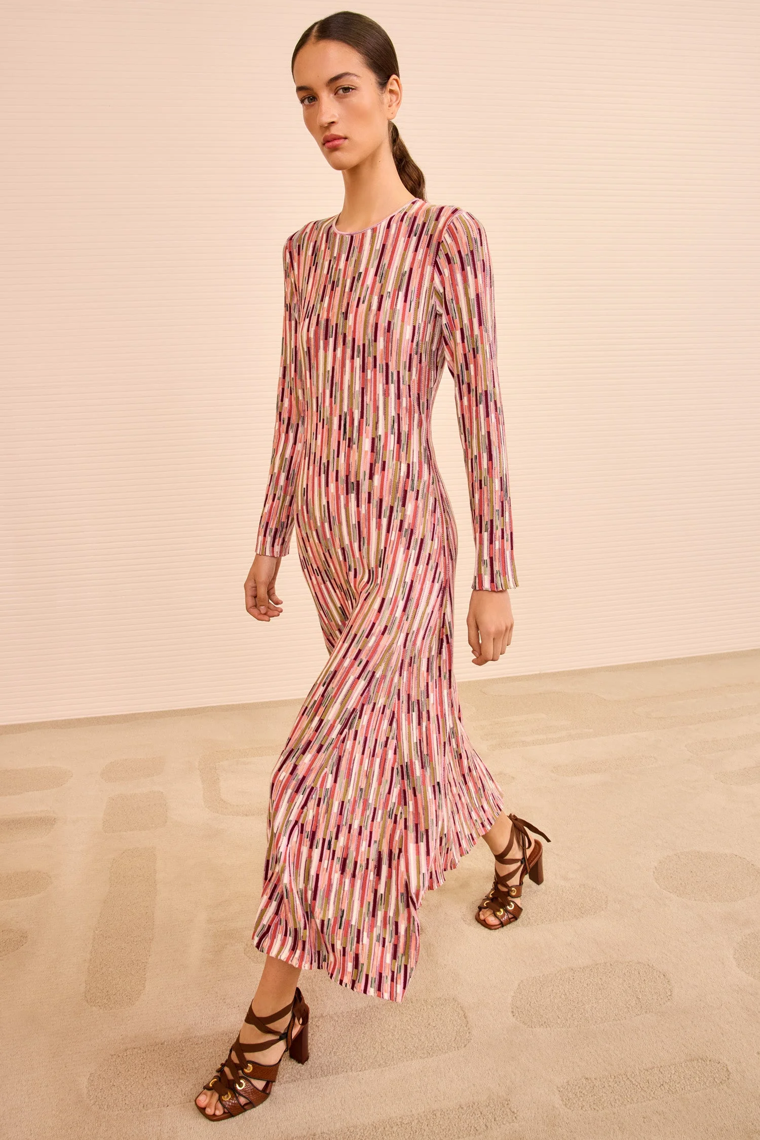 Estella Multicolor Midi Dress - 1