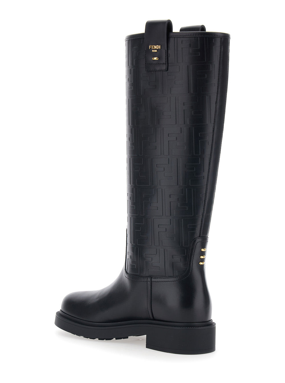 Fendi Women F File Embosed Nappa Boots - 3