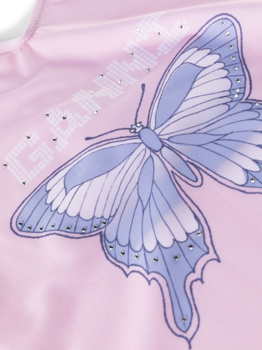 butterfly logo-print swimsuit - 3