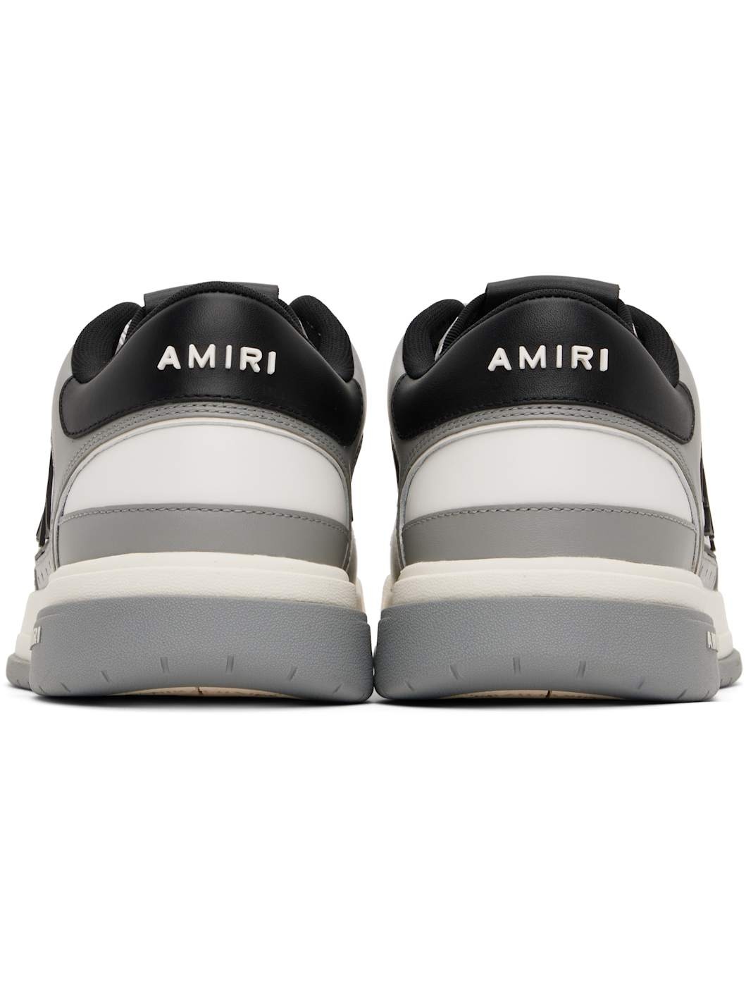 White & Gray Classic Low Sneakers - 2