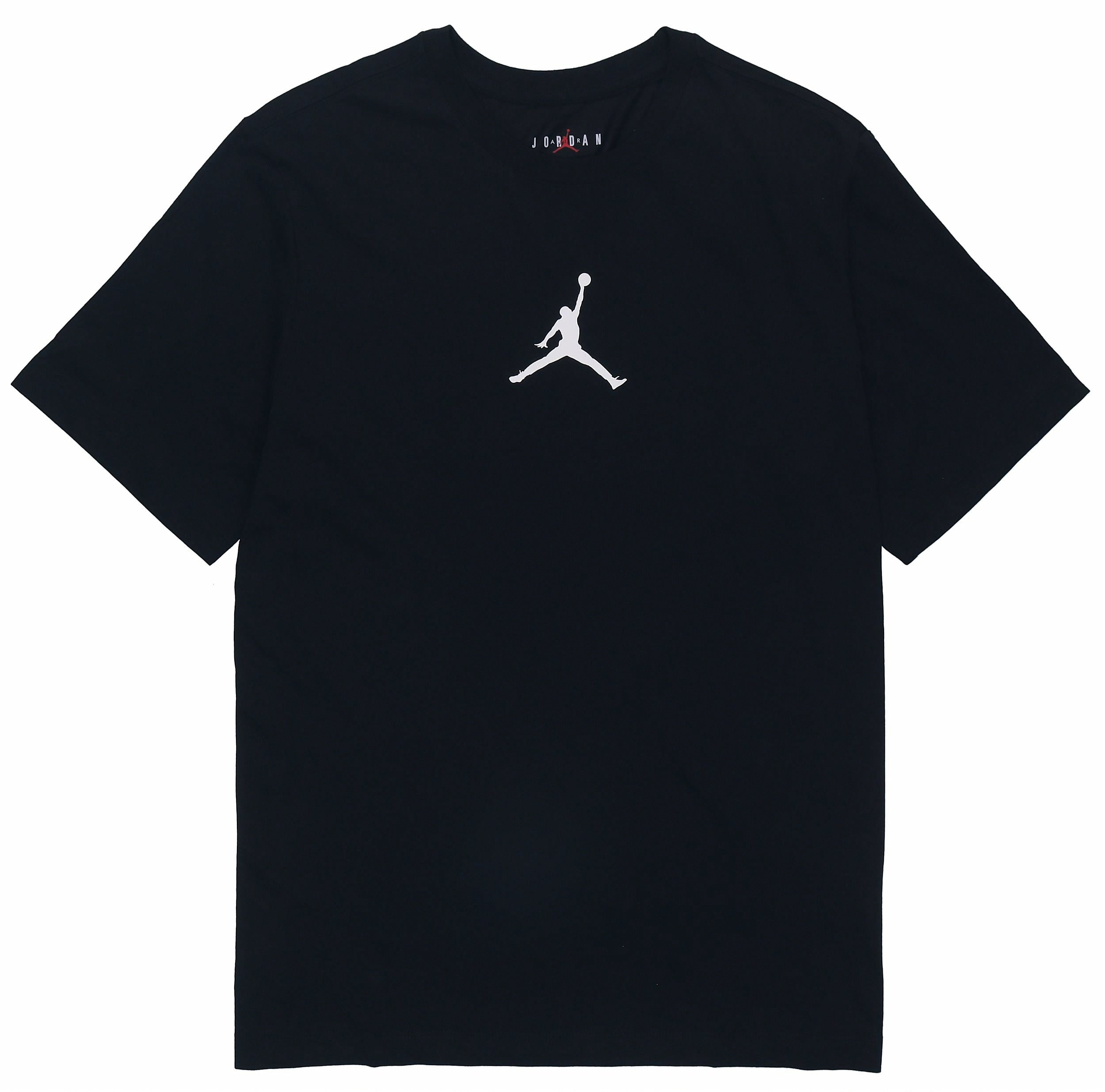 Air Jordan Jumpman Dfct Ss Crew Round-neck Short-sleeve Tee Men Black CW5191-010 - 3