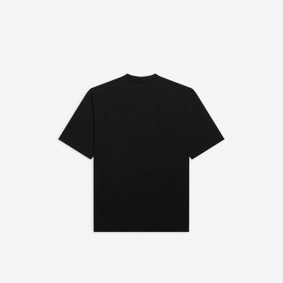 BALENCIAGA Men's Bb Pixel Medium Fit T-shirt in Black outlook