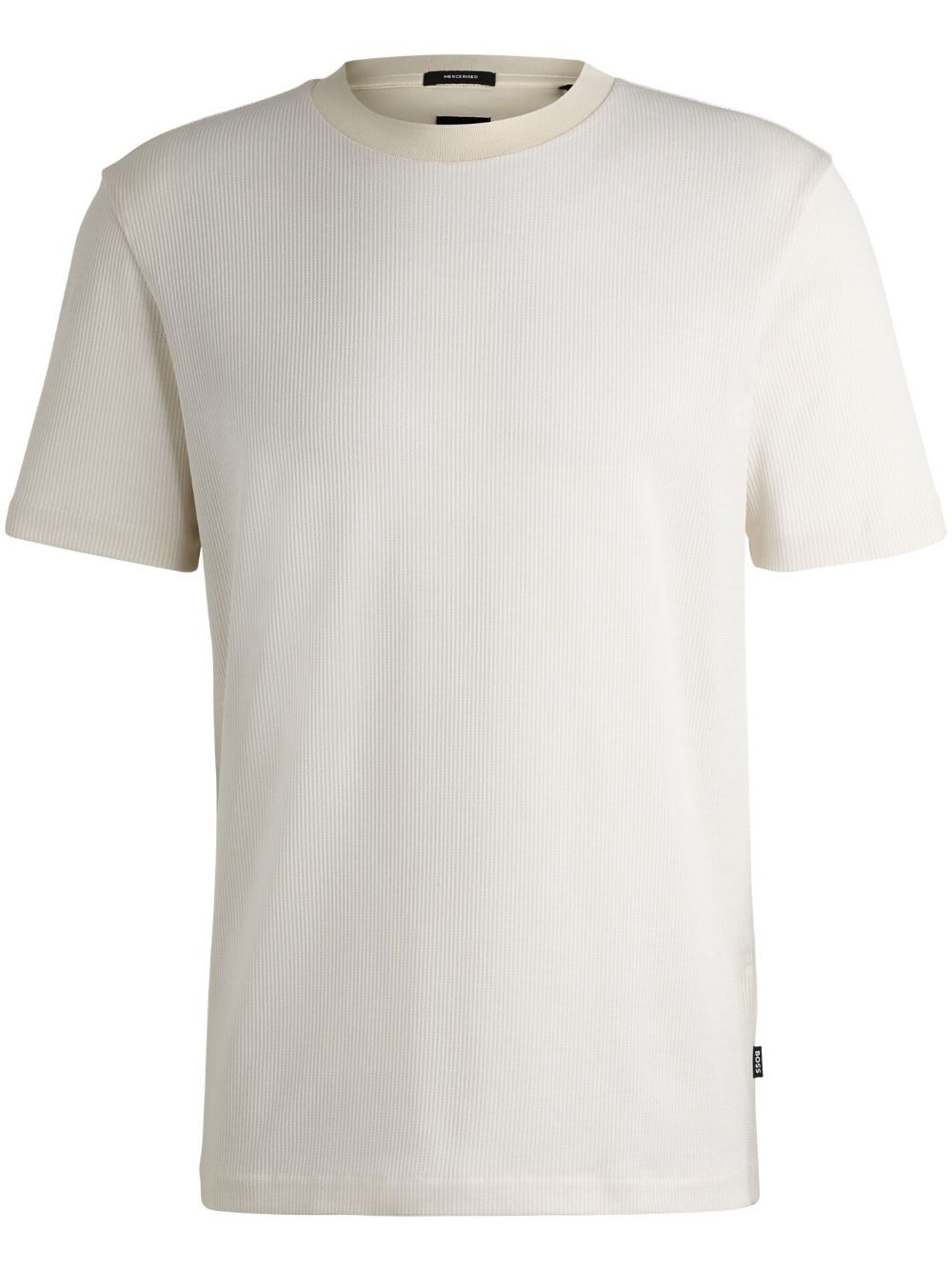 ribbed-knit T-shirt - 1