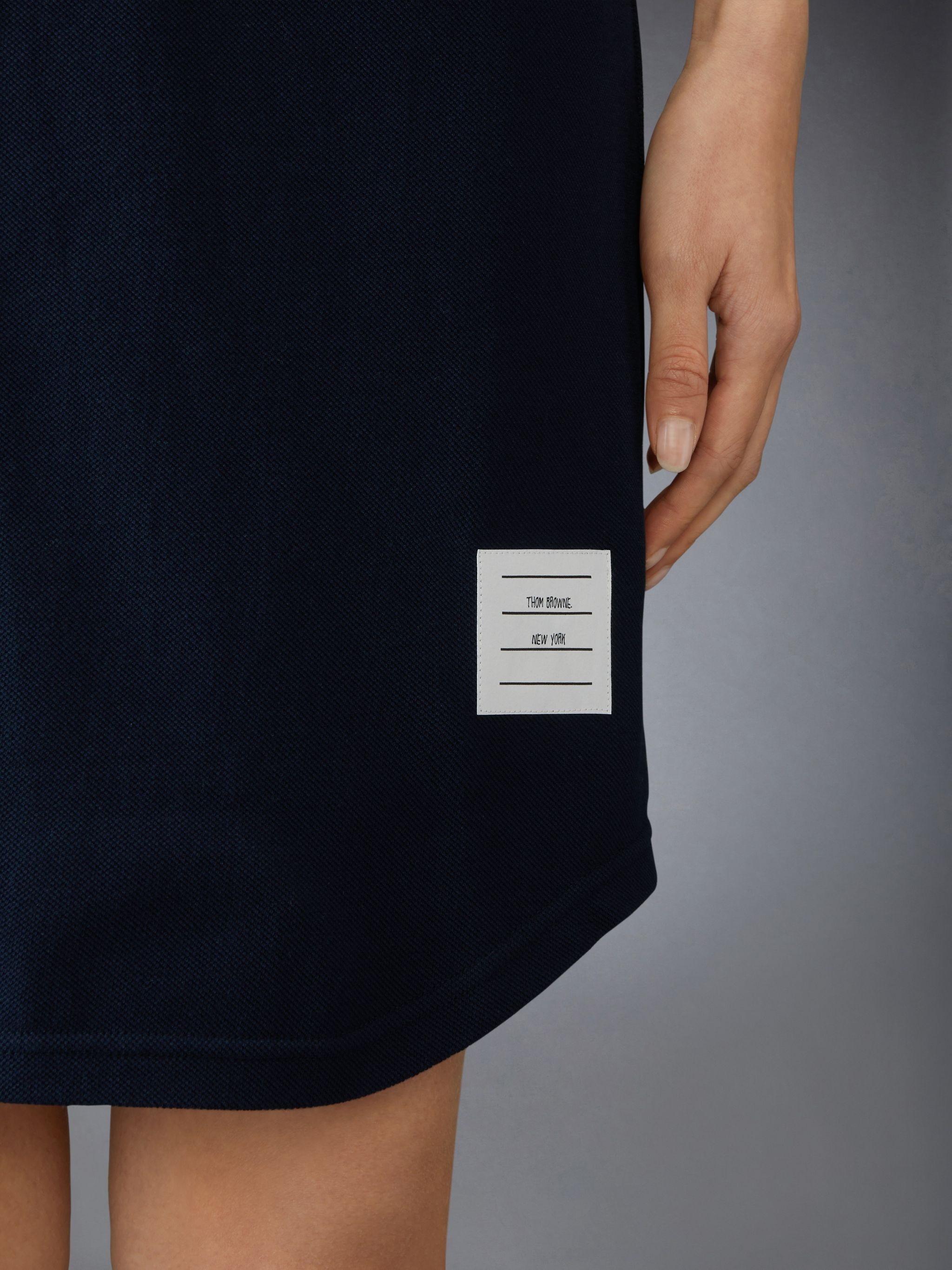 Cotton Pique Shirt Dress - 4