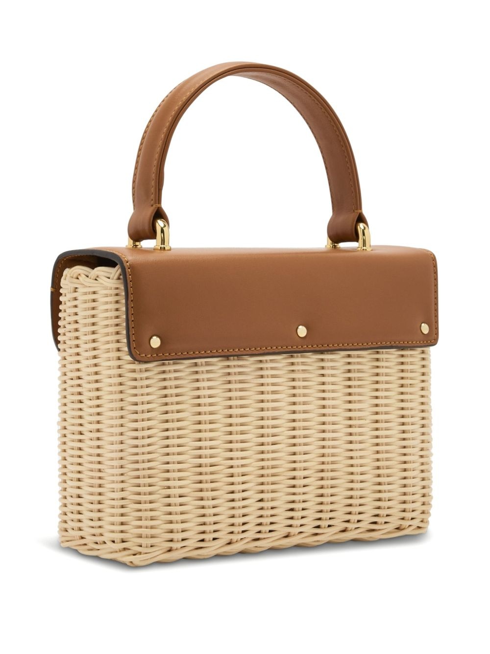 flower-appliqué tote bag - 3