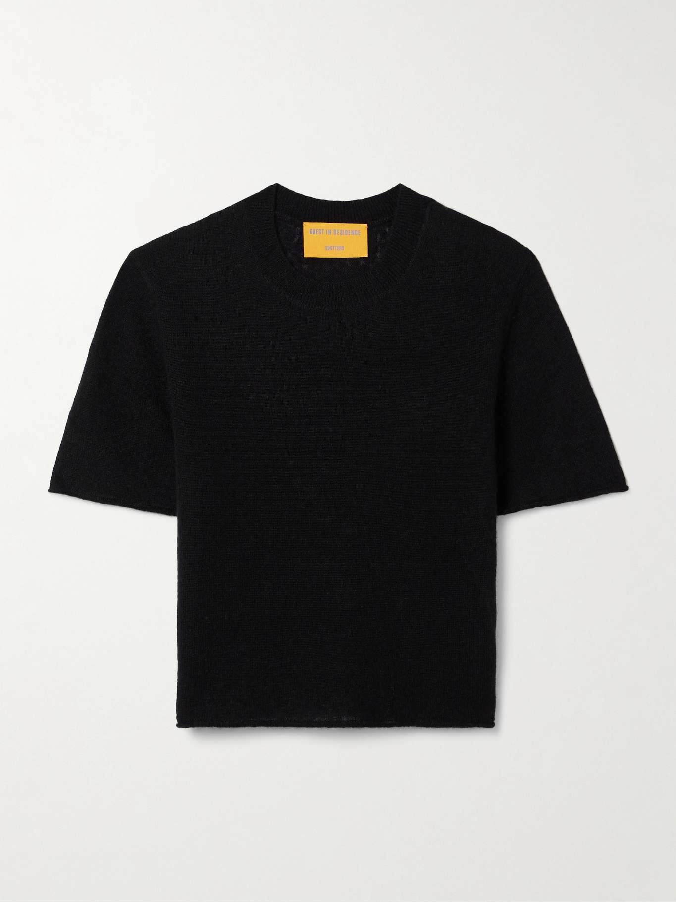 Featherweight cropped wool, cashmere and silk-blend sweater - 1