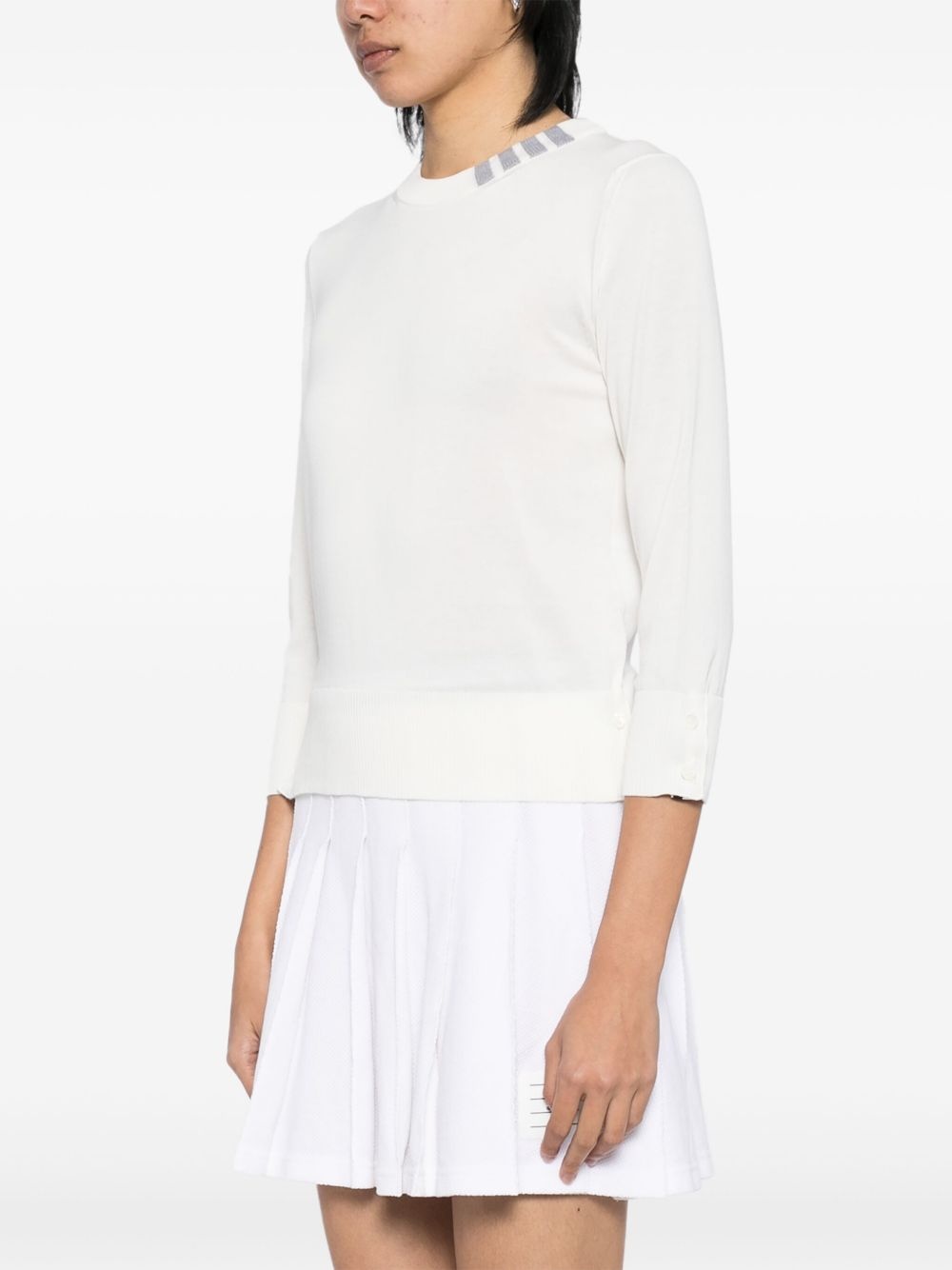 4-Bar stripe intarsia jumper - 3