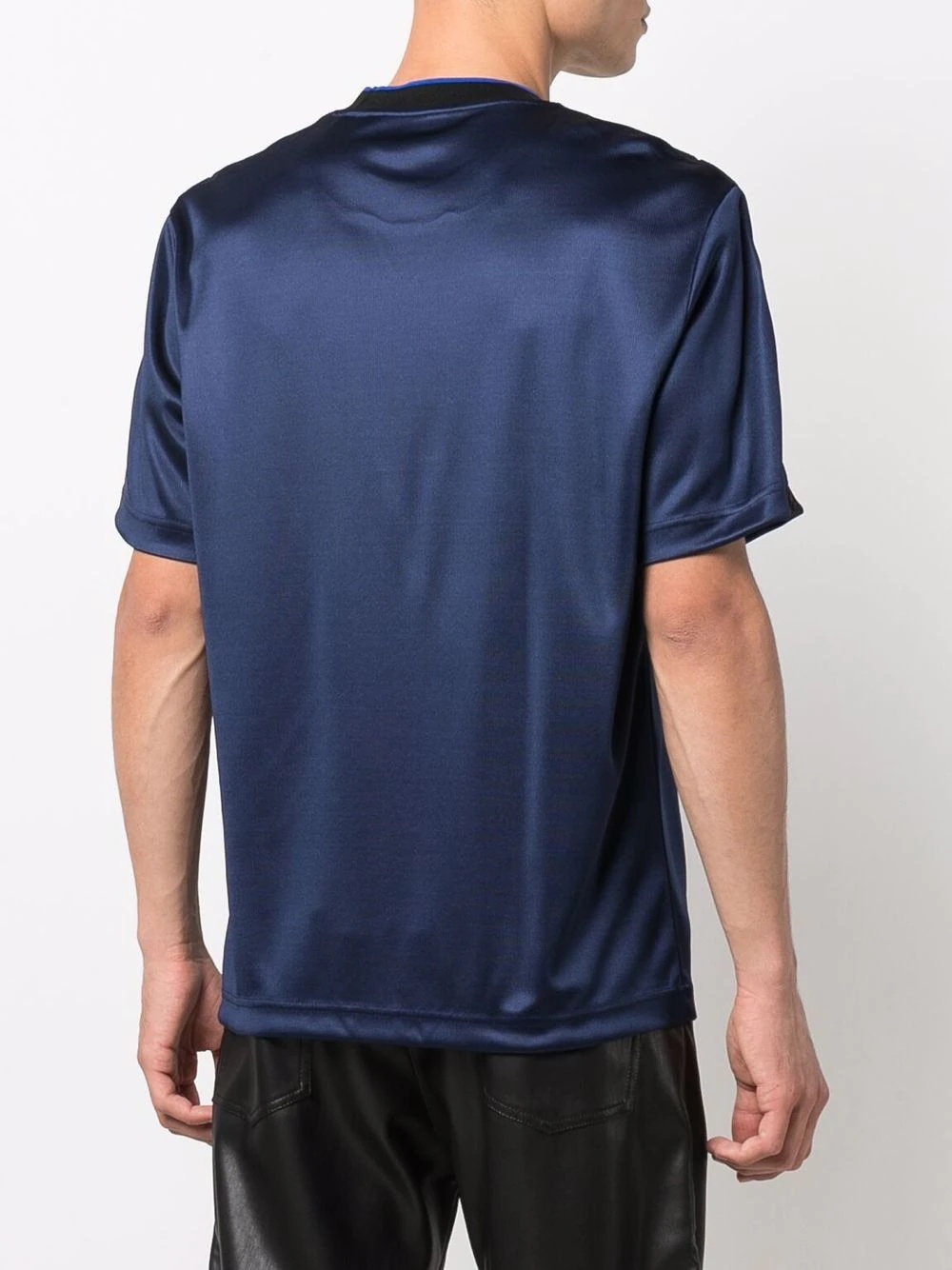 logo-trim T-shirt - 4